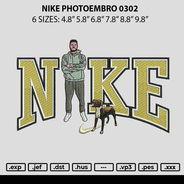 Nike Photoembro 0302 Embroidery File 6 sizes