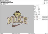 Nike Rabbit 0810 Embroidery File 6 sizes