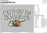 Nike Pooh N Friends Embroidery File 4 size