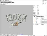 Nike Pooh Tiger Embroidery File 4 size