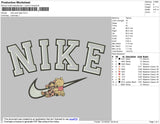 Nike Pooh Tiger Embroidery File 4 size