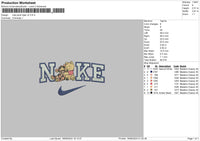 Nike Poohtiger V2 Embroidery File 6 sizes