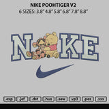 Nike Poohtiger V2 Embroidery File 6 sizes