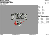 Nike Raiders Embroidery File 6 sizes