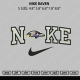 Nike Revan Embroidery File 5 sizes