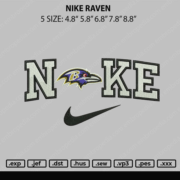 Nike Revan Embroidery File 5 sizes