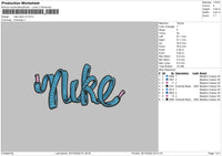 Nike Ribon V2 Embroidery File 6 Sizes