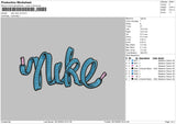 Nike Ribon V2 Embroidery File 6 Sizes