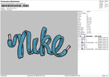 Nike Ribon V2 Embroidery File 6 Sizes