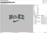 Nike Sally Carera Embroidery File 4 size