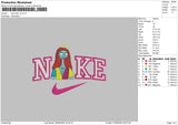 Nike Sally V2 Embroidery File 6 sizes