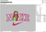 Nike Sally V2 Embroidery File 6 sizes