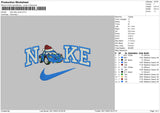 Nike Sally Xmas Embroidery File 6 sizes