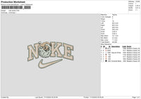 Nike Santa 1011 Embroidery File 6 sizes