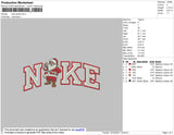 Nike Santa Embroidery File 7 size