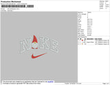 Nike Santaclaus Embroidery File 4 size