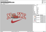 Nike Santa Mcqueen Emboidery File 6 sizes