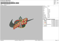 Nike Seatle Sonics Embroidery File 4 size