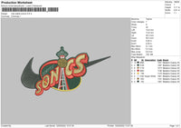 Nike Seatle Sonics Embroidery File 4 size