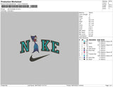 Nike Sharktale V2 Embroidery File 4 sizes