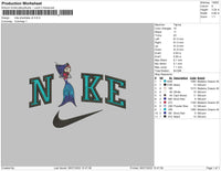 Nike Sharktale V2 Embroidery File 4 sizes