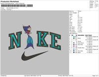 Nike Sharktale V2 Embroidery File 4 sizes