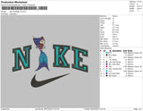 Nike Sharktale V2 Embroidery File 4 sizes