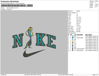 Nike Sharktale V3 Embroidery File 4 sizes