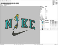 Nike Sharktale V3 Embroidery File 4 sizes