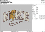 Nike Simba V2 Embroidery File 6 sizes