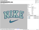 Nike Snowflake Embroidery File 4 size
