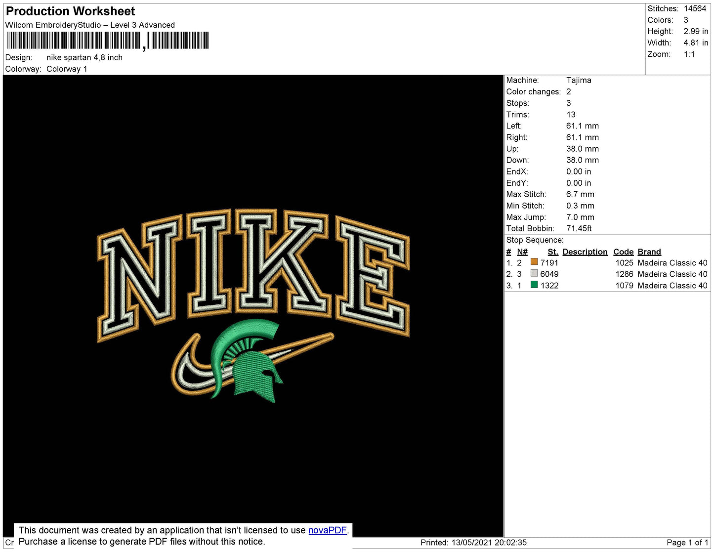 Nike Spartan