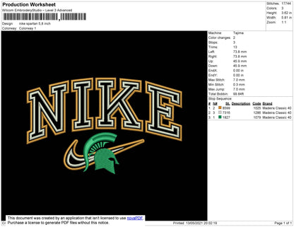 Nike Spartan