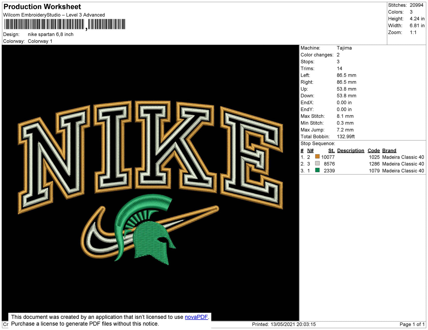 Nike Spartan