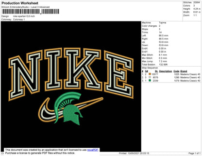 Nike Spartan