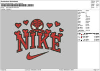 Nike Spider Head Embroidery File 6 sizes