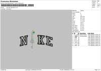 Nike Star Eternelle Embroidery File 5 sizes