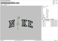 Nike Star Eternelle Embroidery File 5 sizes