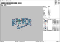 Nike Stitch 2 Outline 04 Embroidery File 6 sizes