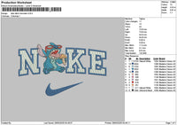 Nike Stitch Ice 02 Embroidery File 6 sizes