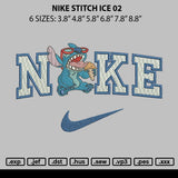 Nike Stitch Ice 02 Embroidery File 6 sizes
