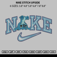 Nike Stitch Upside Embroidery File 6 sizes