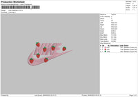 Nike Strawberry Embroidery File 6 sizes