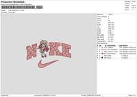 Nike Strawberry V002 Embroidery File 6 sizes