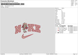 Nike Strawberry V002 Embroidery File 6 sizes