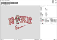 Nike Strawberry V002 Embroidery File 6 sizes