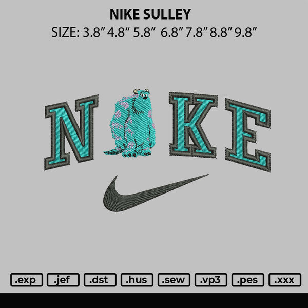 Nike Sulley Embroidery File 4 size