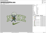 Nike Swoosh Kakashi Embroidery File 6 sizes