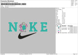 Nike Swoosh Monster Ebroidery File 5 sizes