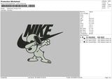 Nike Swoosh Snoopy Embroidery File 6 sizes